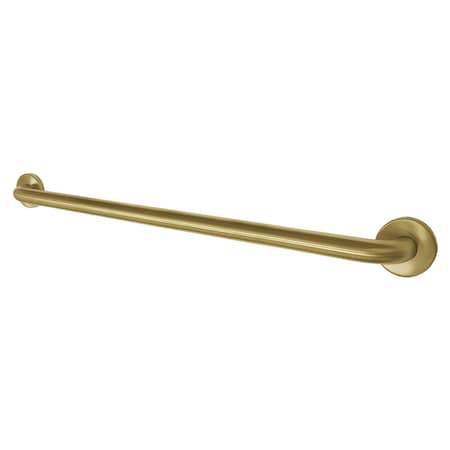 Kingston Brass DR114307 30-Inch x 1-1/4-Inch O.D Grab Bar, Brushed Brass DR114307